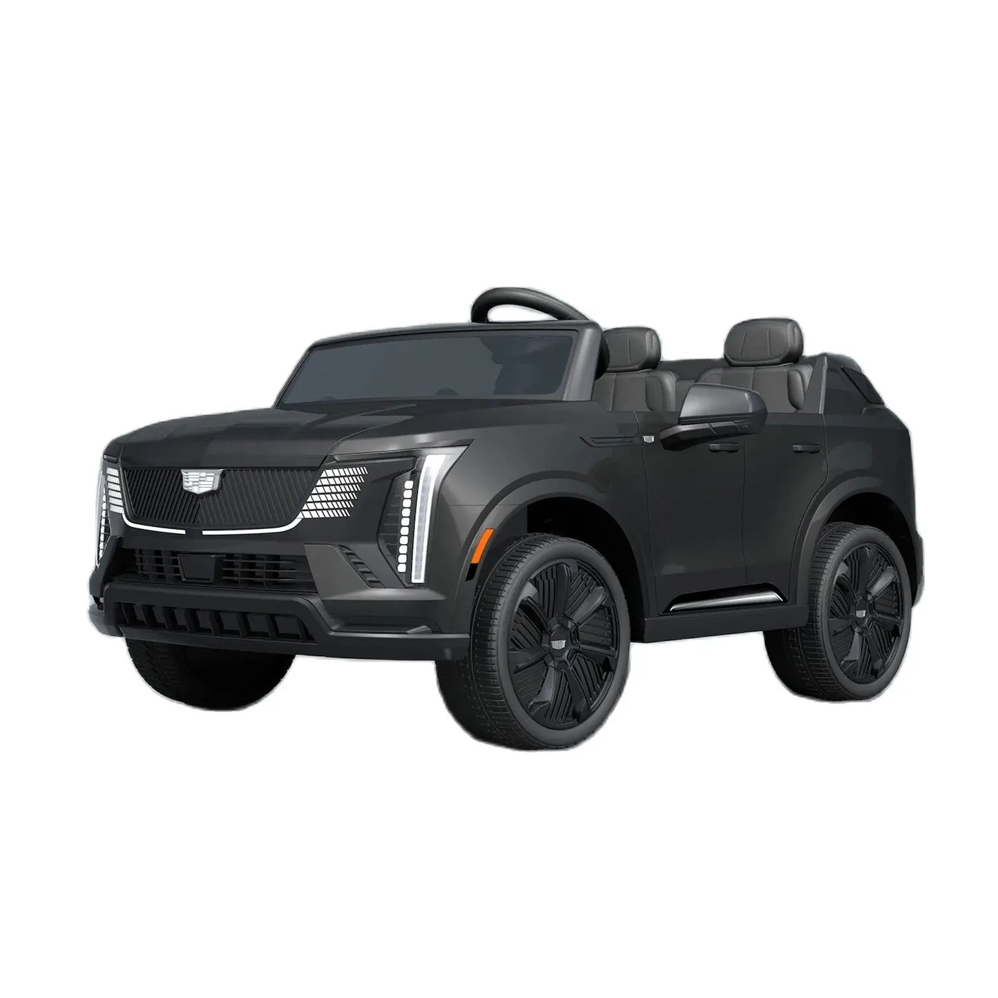 L’éblouissante  Cadillac Lyriq 24V

24 V avec télécommande parentale ,2 places, 4 roues avec amortisseurs, démarrage en douceur et lumières LED.